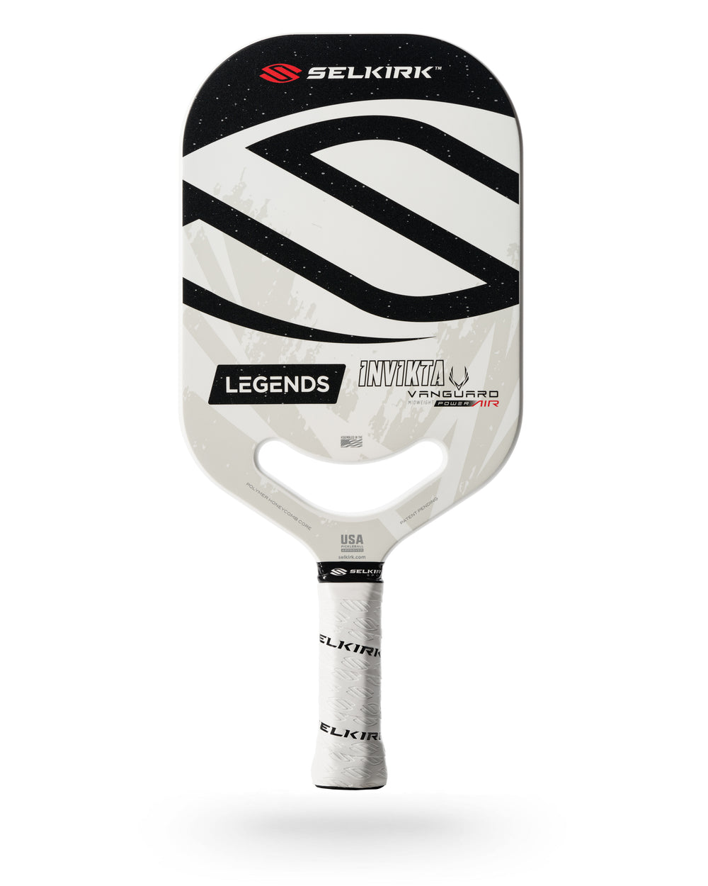 Selkirk VANGUARD Power Air pickleball paddle, available in Invikta, Epic, and S2 paddle shapes.