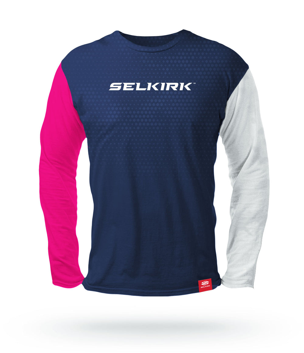 Selkirk Pickleball Prestige Collection Men's Long Sleeve Crew Shirt.