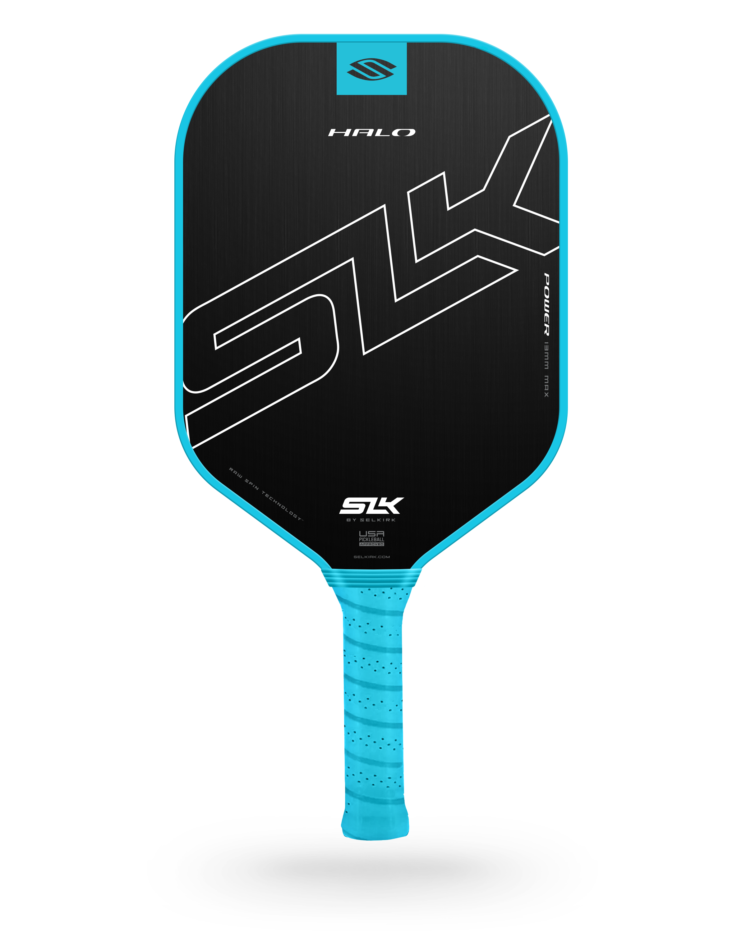 SLK HALO Power Max Pickleball Paddle by Selkirk Sport in blue.