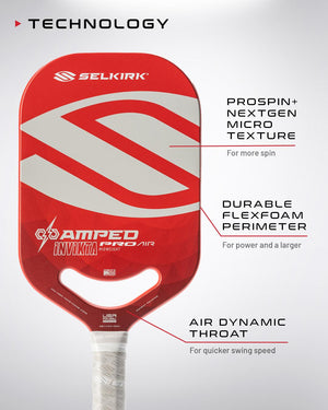 Selkirk x Holderness Family AMPED Pro Air - Epic - Pickleball Paddle - Holderness / None