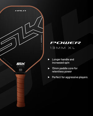 SLK HALO - XL - Pickleball Paddle - Power / Brown