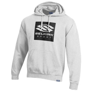 Selkirk Box Logo V2 Pullover Fleece Hoodie - Charcoal/Heather / Large