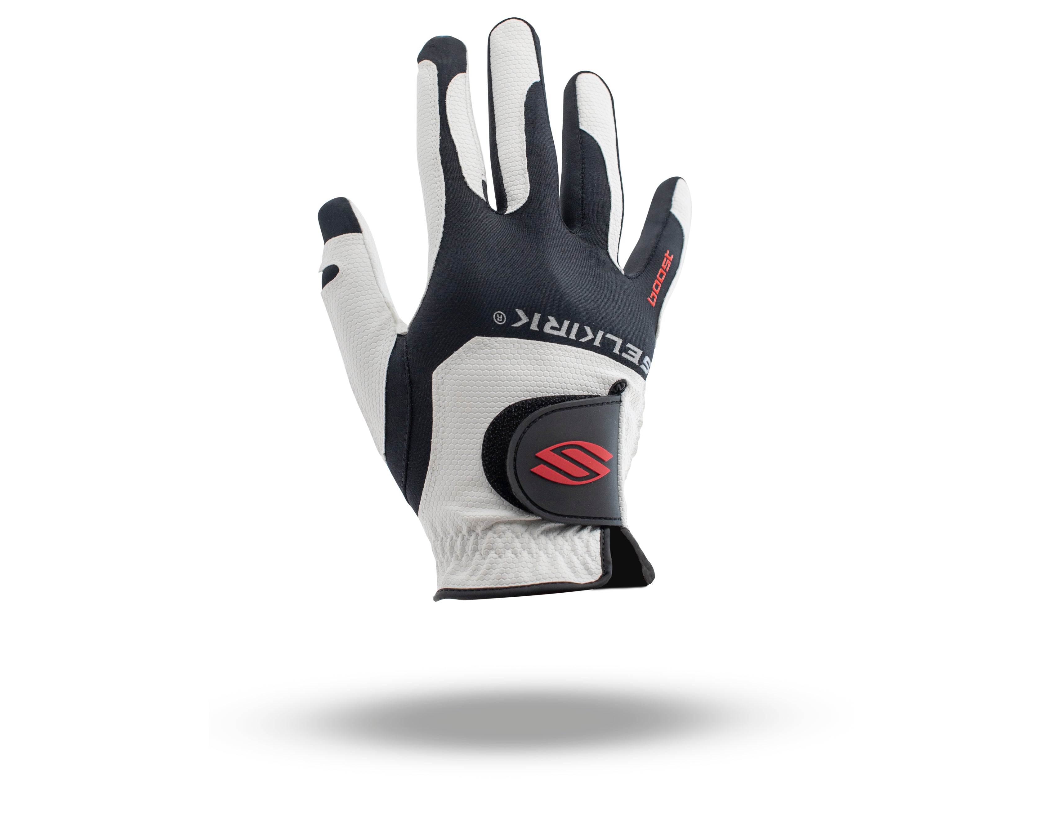 Selkirk Sport Pickleball Boost Glove, black and white.