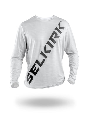 Selkirk Men's Big Logo 2022 Long Sleeve Crew Stretch-Wik - Black / XS